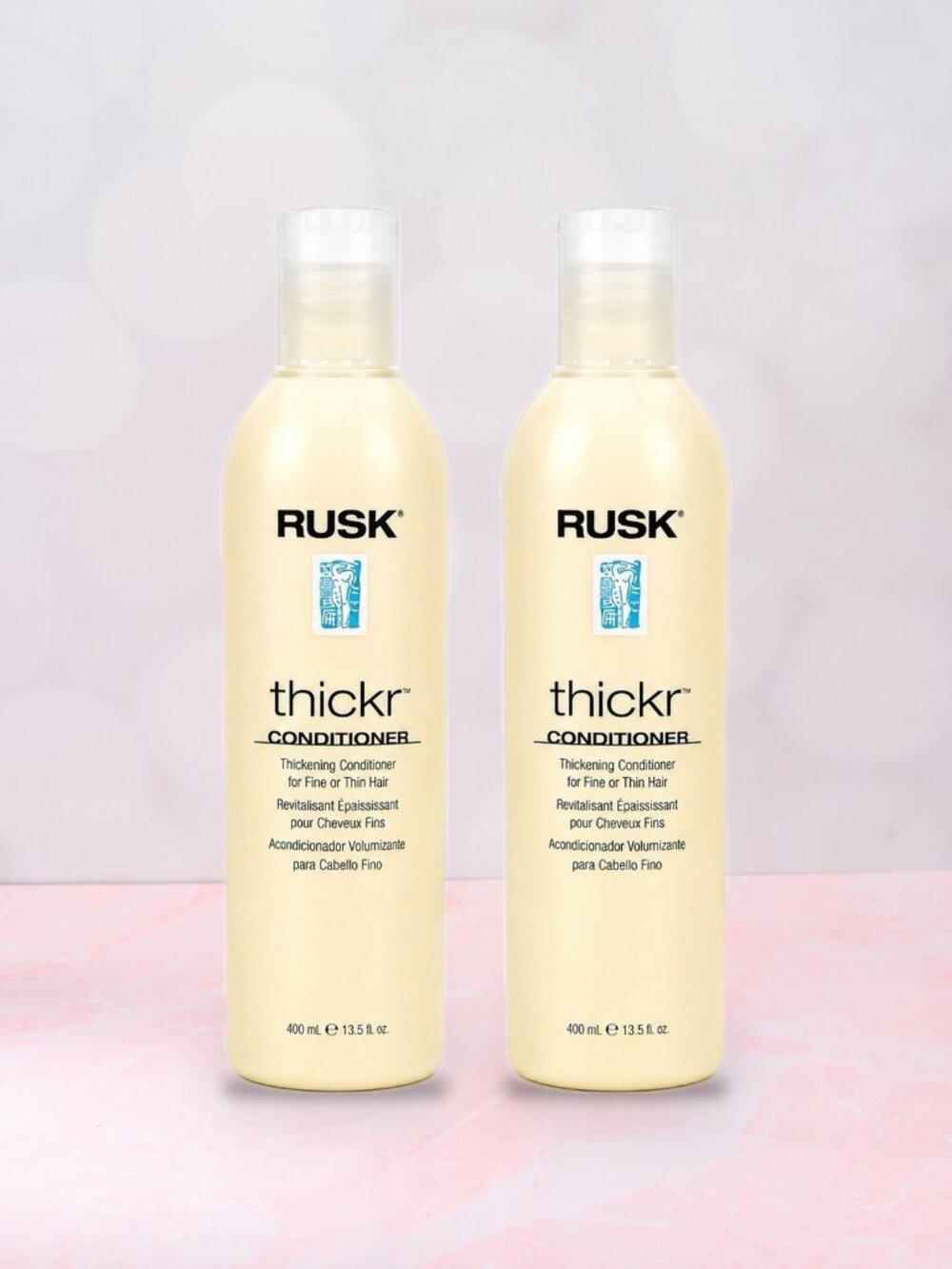 2 Pack RUSK Thickr Thickening Conditioner Salon Fine Hair 13.5 fl oz (400 mL)